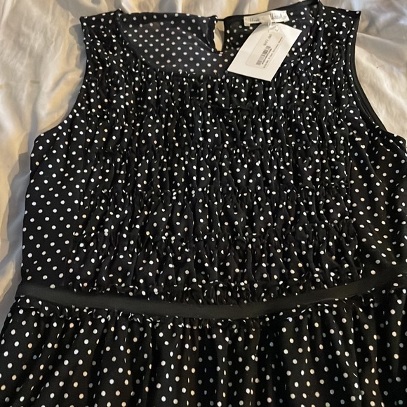 Black and white polka dot dress - Picture 2 of 5